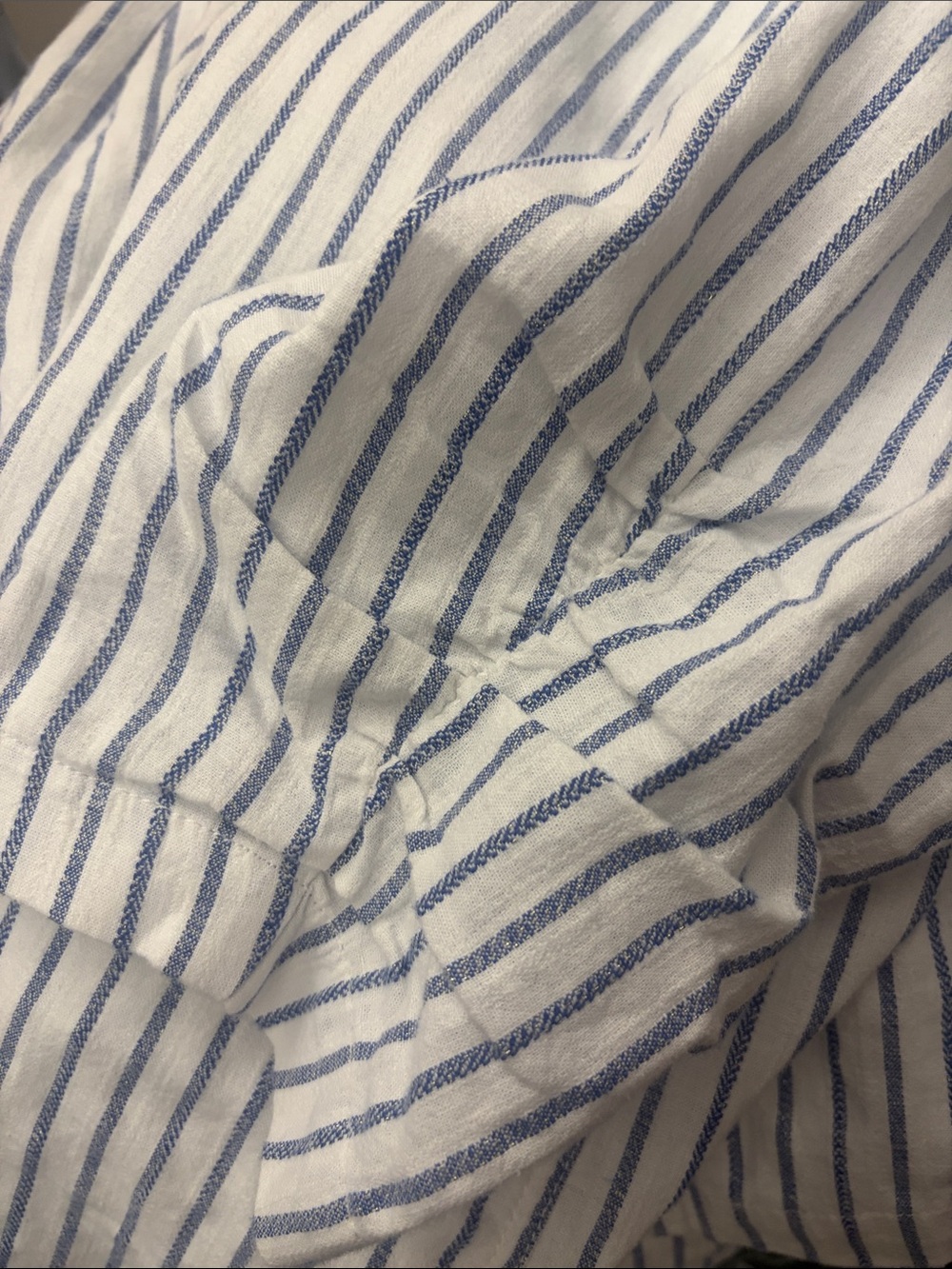 Chico's Striped Linen Stretch Blazer Size 4 (XXL) $149 - Picture 10 of 12